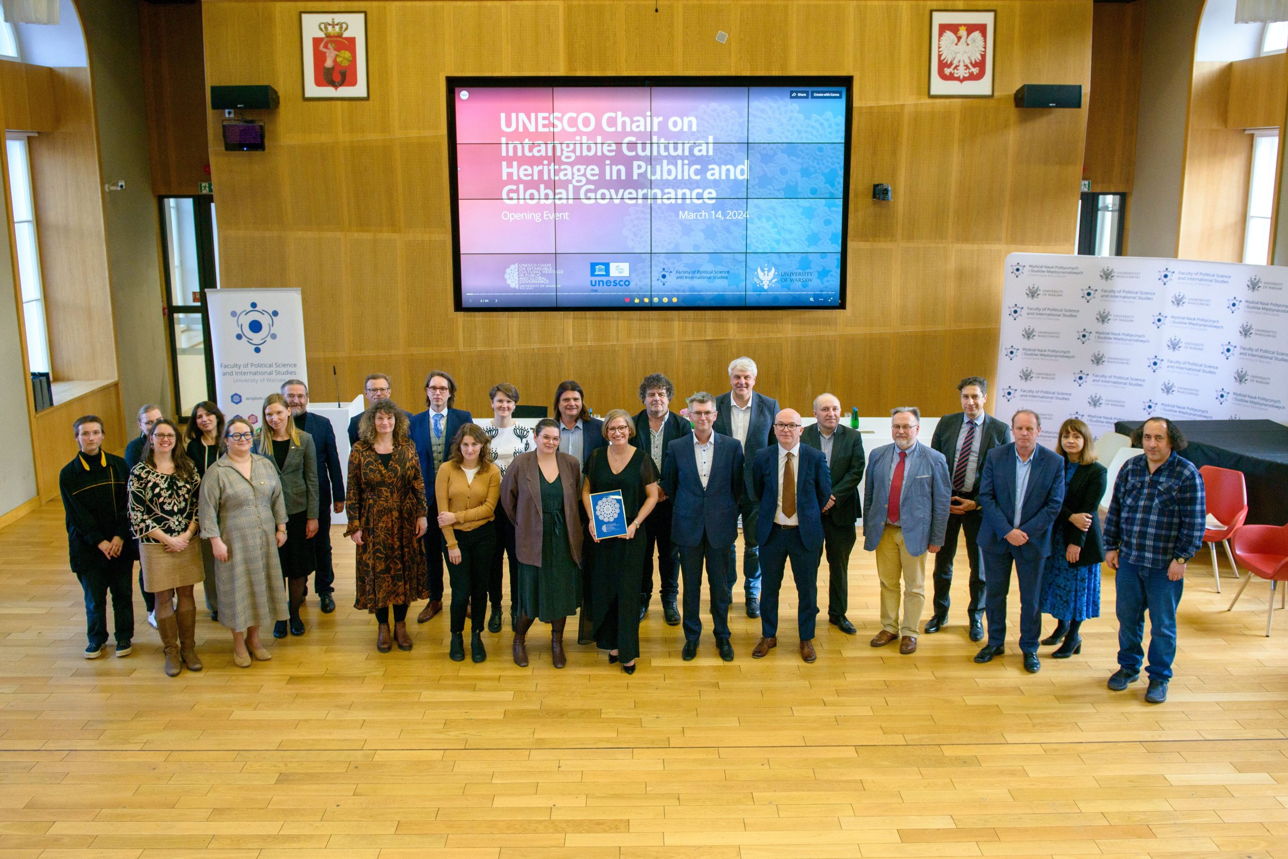 Participants of UNESCO Chair on ICH in Public and Global Governance Opening Event